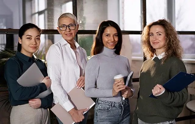Executive-Ready-Thumbnail Diverse group of women in office