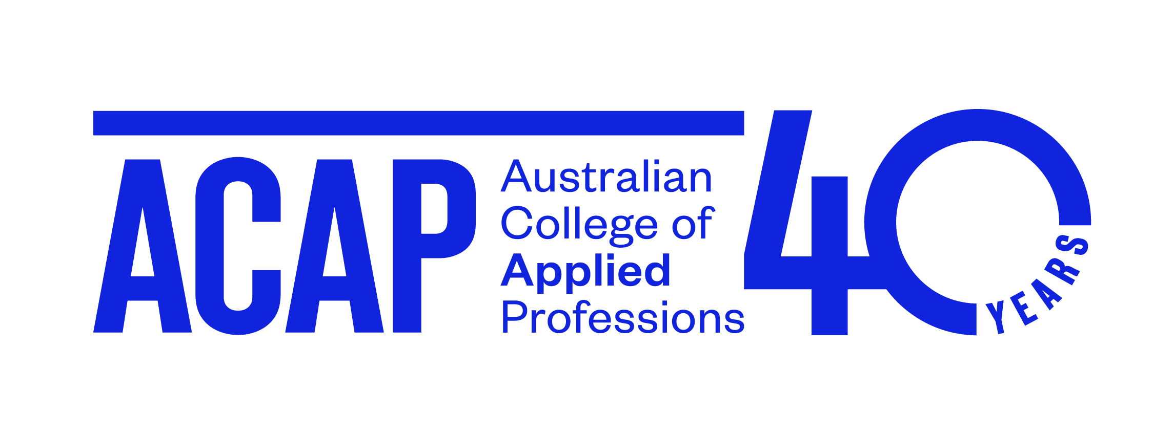 ACAP 40 years logo