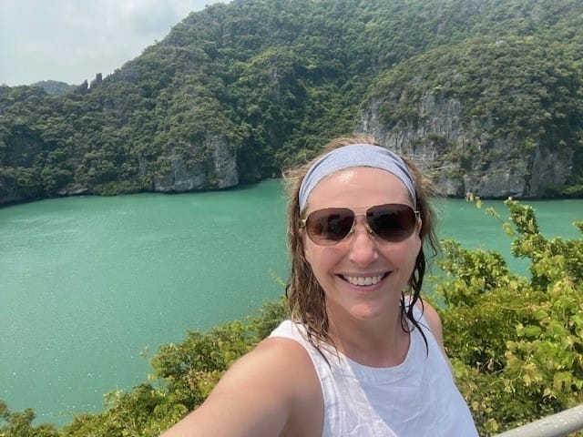 Annemarie hiking