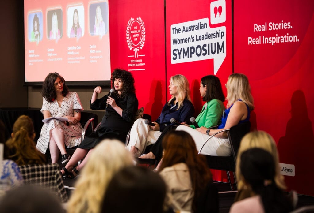 The Panel Discussion at the 2025 Australian women's Leadership Symposium Brisbane